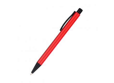 Ручка металлическая Deli, красная