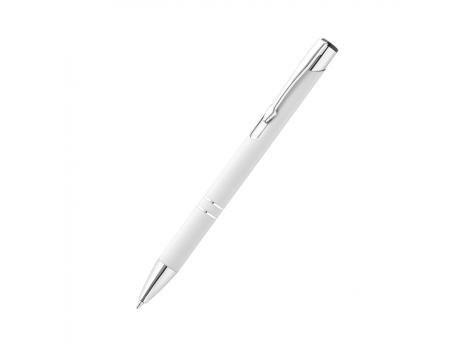 Ручка металлическая Molly софт-тач, белая