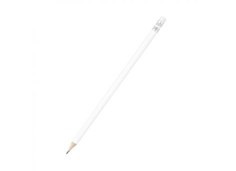 Карандаш с цветным корпусом Largo, белый
