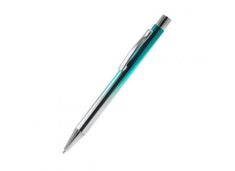 Ручка металлическая Синергия, зеленая