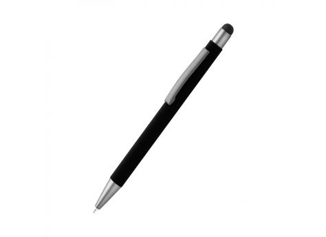 Ручка металлическая Story софт-тач, черный