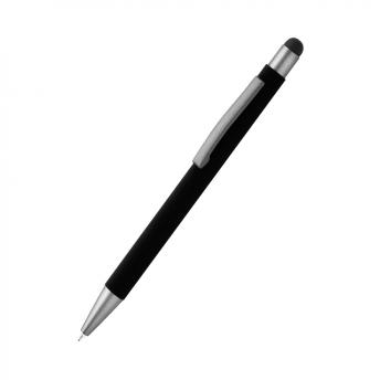 Ручка металлическая Story софт-тач, черный