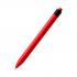 Ручка пластиковая с текстильной вставкой Kan, красная