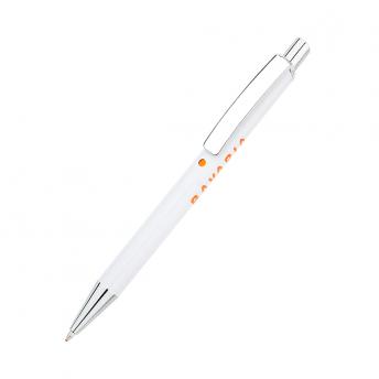 Ручка металлическая Bright, оранжевая