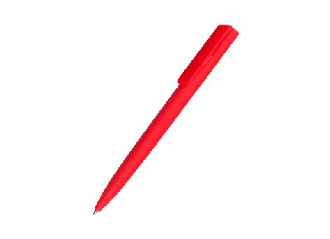 Ручка пластиковая Lavy софт-тач, красная