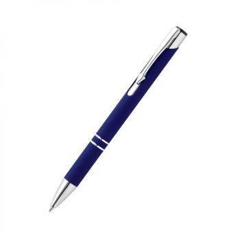 Ручка металлическая Molly софт-тач, темно-синяя