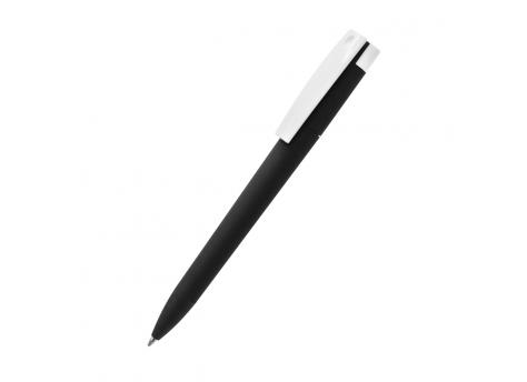 Ручка пластиковая T-pen софт-тач, черная