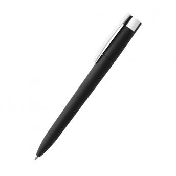 Ручка пластиковая T-pen софт-тач, черная