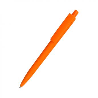 Ручка пластиковая Agata софт-тач, оранжевая