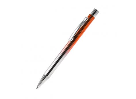 Ручка металлическая Синергия, оранжевая