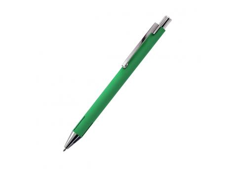 Ручка металлическая Elegant Soft софт-тач, зеленая