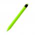 Ручка пластиковая с текстильной вставкой Kan, зеленая