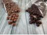 Микс -орехи в оболочке из шоколада со специями (9 вкусов!) +кофе в шоколаде в прозрачном кубе с открыточкой.