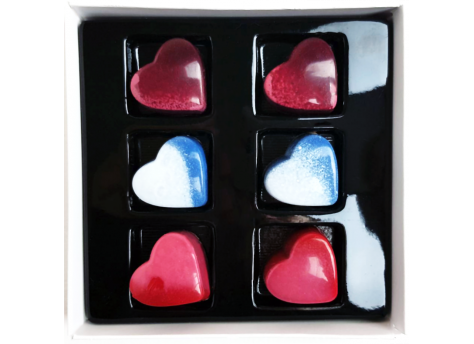 Набор шоколадных конфет  ручной работы  "Искра" 6 шт.