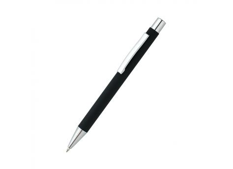 Ручка металлическая Rebecca софт-тач, черная