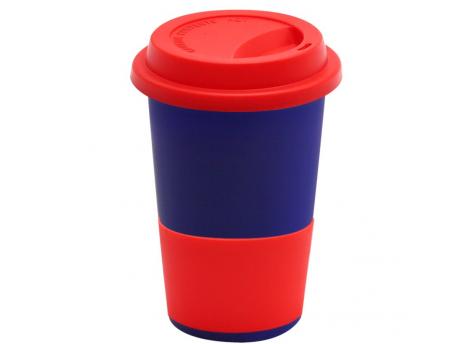 Кружка Magic To Go, темно-синий/ красный