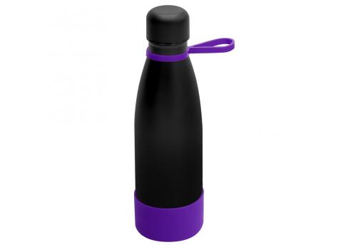 Термобутылка герметичная вакуумная Olivia To Go, чёрный/фиолетовый