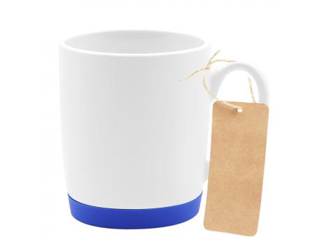 Кружка Make Me To Go, белая/синяя_с_биркой