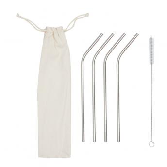 Набор трубочек из нержавеющей стали DRINK HAPPY NTEU7-94161