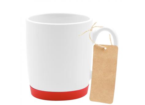 Кружка Make Me To Go, белая/красная_с_биркой