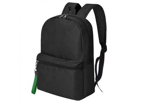 Рюкзак BASIS TO GO, Чёрный/Зелёный