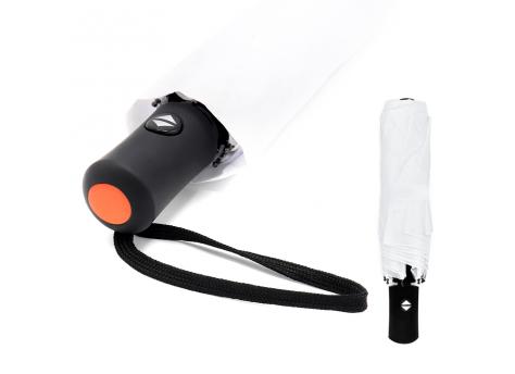 Автоматический противоштормовой зонт Vortex To Go, белый/оранжевый