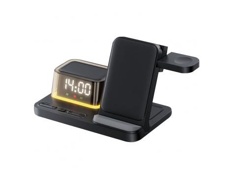 Беспроводное мультизарядное устройство Volt 15W (7в1), черный