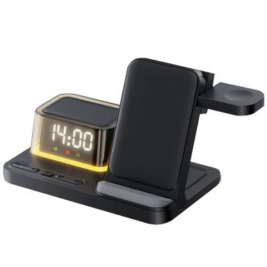 Беспроводное мультизарядное устройство Volt 15W (7в1), черный