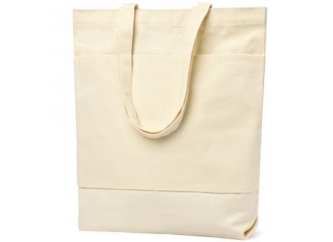Сумка для покупок JETTA с карманами 325 г/м², натуральная
