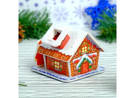 Конструктор фигурки"Дом деда мороза" 3Д   3564567