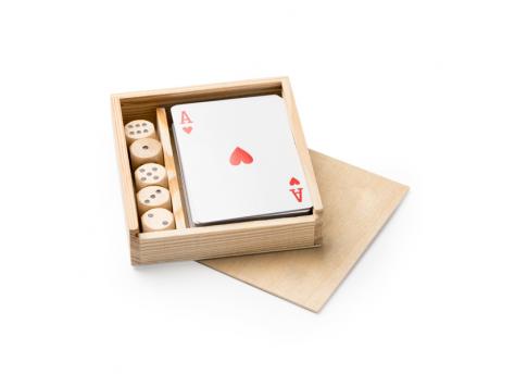 Набор из 2 настольных игр BRISCA, Бежевый