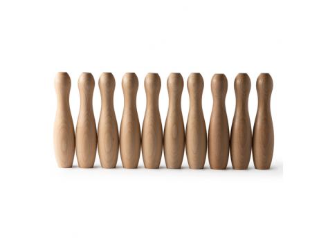 Набор деревянных кеглей VIZA , Бежевый