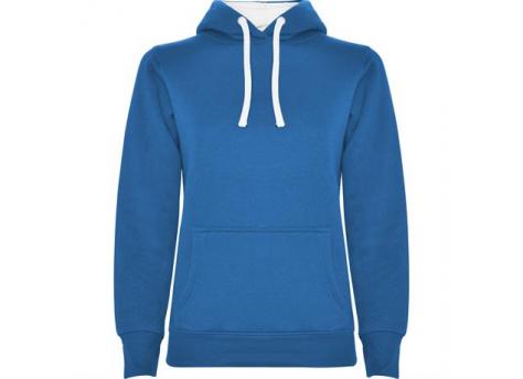 Толстовка URBAN WOMAN женская, КОРОЛЕВСКИЙ СИНИЙ/БЕЛЫЙ 2XL