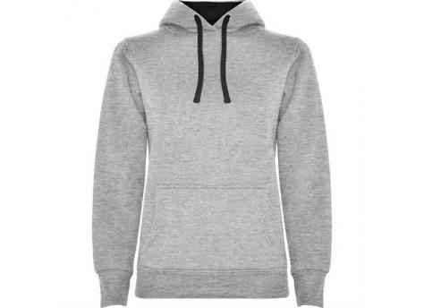 Толстовка URBAN WOMAN женская, СЕРЫЙ/ЧЕРНЫЙ 2XL