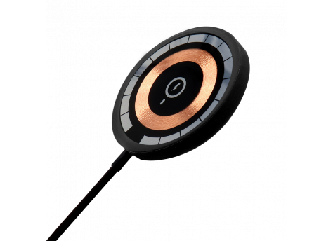 Беспроводное магнитное зарядное устройство Aphia 15W To Go, черный/черный