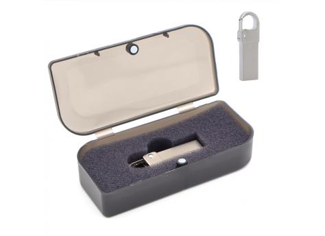 Флешка Carabine 16 Гб в футляре, серебристая