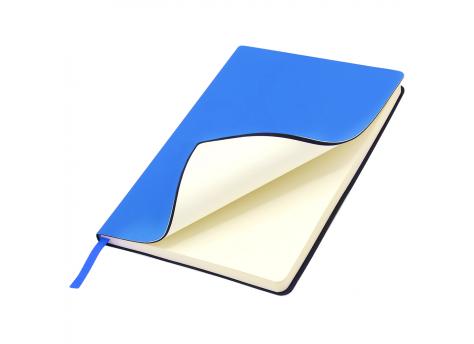 Ежедневник A5 недатированный Simflex в мягком переплёте, синий