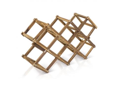 Деревянная подставка для бутылок на 10 штук "RAK" NTEU3-200505