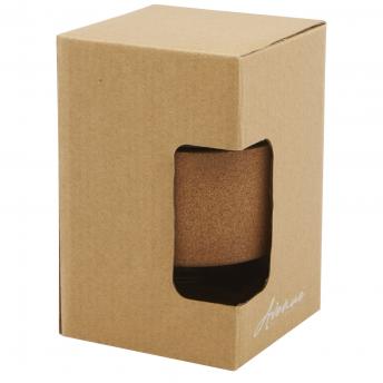 Стакан Lidan 360 мл из боросиликатного стекла с пробковой накладкой и силиконовой крышкой NTEU15-338026