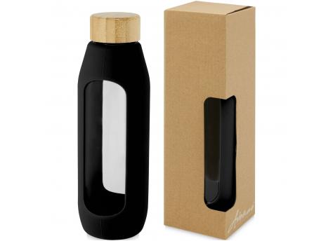 Бутылка из боросиликатного стекла Tidan 600 мл с силиконовым держателем NTEU15-329515