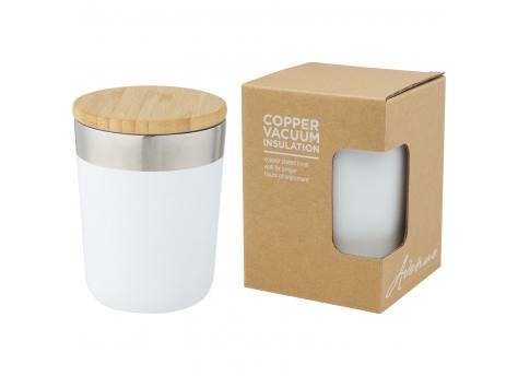 Термостакан Lagan 300 мл из нержавеющей стали с бамбуковой крышкой NTEU15-329524