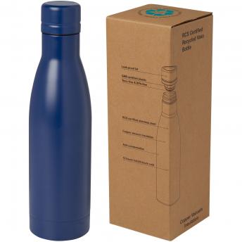 Ваша бутылка из нержавеющей стали из переработки с медной вакуумной изоляцией объемом 500 мл имеет сертификат RCS. NTEU15-499445