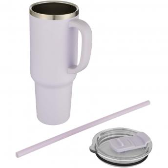 Термокружка Sydney 1200 мл с двойными стенками, медным вакуумным утеплителем и трубочкой, сертифицированная RCS NTEU15-559267