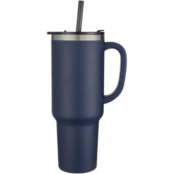 Термокружка Sydney 1200 мл с двойными стенками, медным вакуумным утеплителем и трубочкой, сертифицированная RCS NTEU15-559268