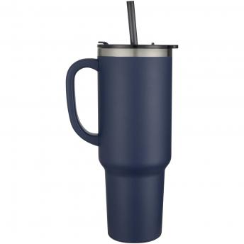 Термокружка Sydney 1200 мл с двойными стенками, медным вакуумным утеплителем и трубочкой, сертифицированная RCS NTEU15-559268