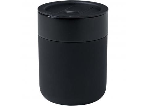 Керамический стакан Java 330 мл с силиконовой оберткой и пластиковой крышкой NTEU15-565986