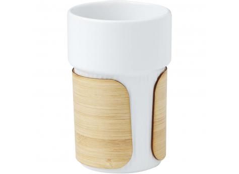 Стакан Fika 340 мл с бамбуковым чехлом NTEU15-558768