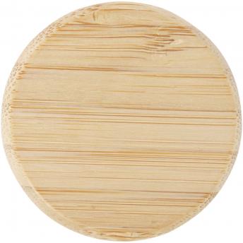 Стеклянная бутылка для воды "Porto" 500 мл с силиконовой ручкой и крышкой из бамбука NTEU15-620646