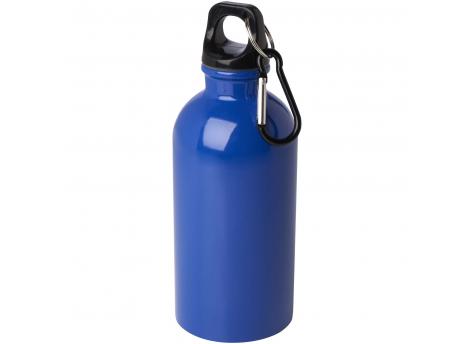 Бутылка для воды из нержавеющей стали объемом 400 мл с одинарной стенкой, сертифицированная "RCS", с карабином, модель "Oregon". NTEU15-619508