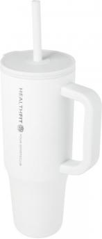 Термокружка Brady объемом 900 мл с силиконовой соломинкой, белая NTEU15-646058